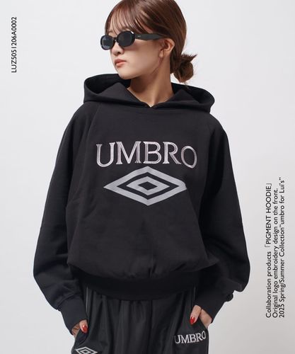 美品✨アンブロ×Lui's コラボ ピグメントフーディー パーカー ロゴ LUZ5051206A0002_1.jpg