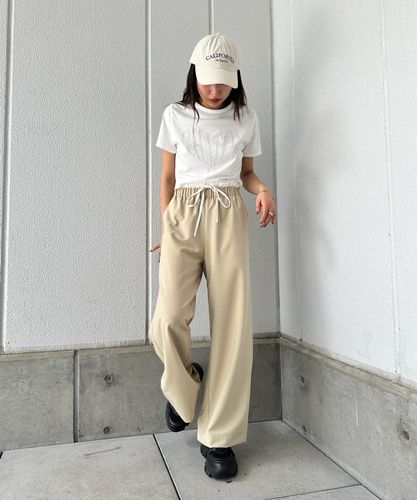 mystic mline レイヤードニットパンツ mline]レイヤードニットパンツ | mystic(ミスティック
