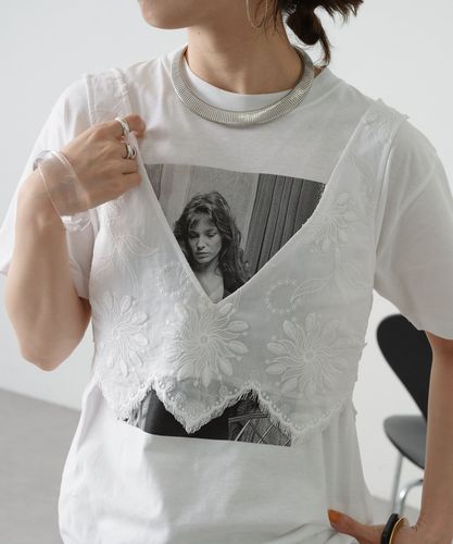 omekashi レースフリンジビスチェ 2サイズ展開】【SNSで話題！】レースフリンジビスチェ