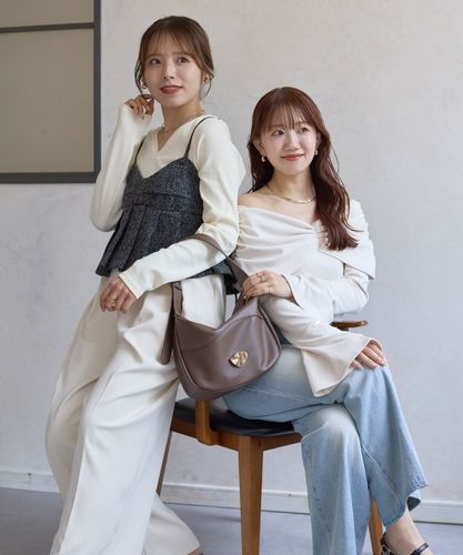 Yuna＆Mayuコラボ企画】ニュアンスワンハンドルバッグ | Thevon