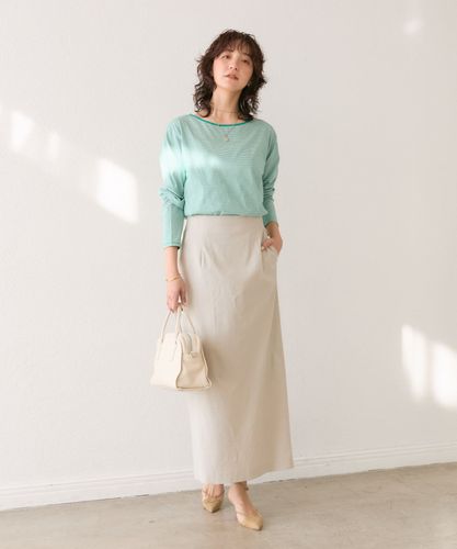 美品✨リヴドロワ　24SS　ドロストワークスカート　ベージュ ワッシャードロストスカート ※残り2点 | SKIRT | JUMELLE