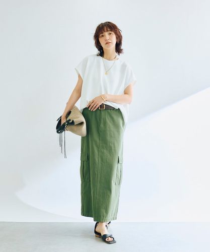 リヴドロワ　ダンボールフレンチプルオーバー ベストセラー】ダンボールフレンチプルオーバー（Tシャツ