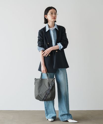 ラシット♥️トートバッグ♥️ニューグレイ♥️ 完売カラーの追加予約を受付中！］【名品】 2wayトートバッグ
