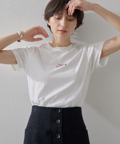 「Whim Gazette」 「the pause」半袖シャツ FREE オフホワイト レディース THE PAUSE tシャツ 「THE PAUSE」THE Tシャツ レディース