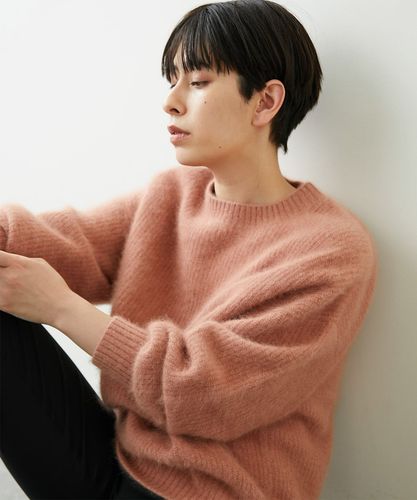 美品☆ウィムガゼット ふわふわ アンゴラ ファーニット ゆったり 美品☆ウィムガゼット ふわふわ アンゴラ ファーニット ゆったり