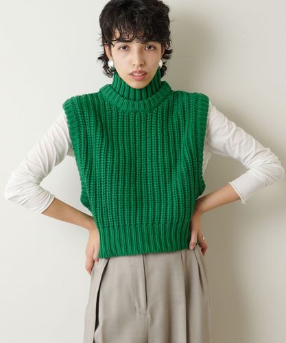 ニット セーター Francie ２way knit vest   フランシー２way ニットベスト レディース Muel Chic ニット セーター Francie 2way knit vest フランシー