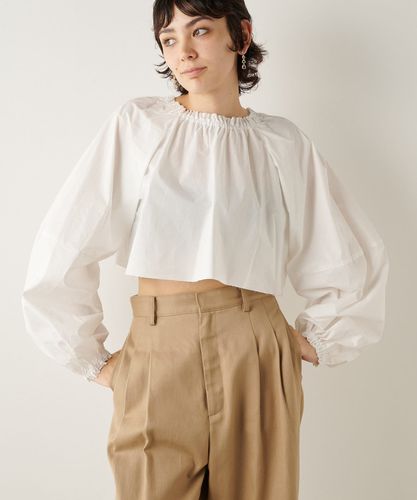 美品　Whim Gazette ウィムガゼット　リネンシャツ　オーバーサイズ FRIPIER】2WAYカットオフシャツ | Whim Gazette(ウィム ガゼット