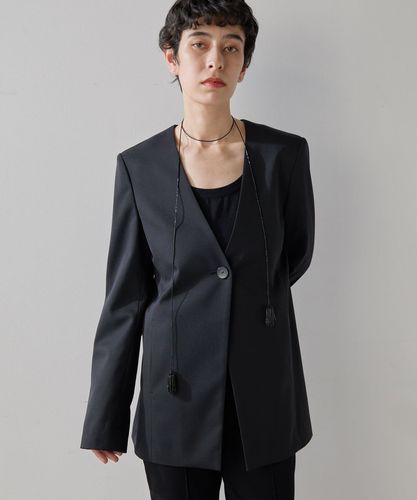 新品タグ付　Whim Gazette チェック　ロングシャツ　ジャケット ダブルチェックジャケット | Whim Gazette(ウィム ガゼット