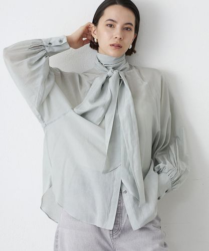 シルクローンボウタイブラウス | Whim Gazette(ウィム ガゼット