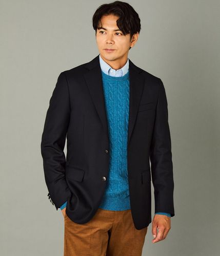 カシミヤビーバー 千鳥 ジャケット(11196203-2025)｜ファッション通販
