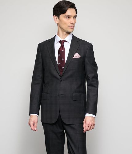 ストレッチ】PREMIUM ミルドチェック ジャケット(セットアップ対応