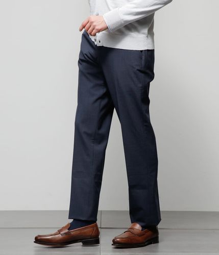 ウォッシャブル・ストレッチ】チョークストライプ パンツ(11246862