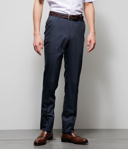 防シワ・ストレッチ・ウォッシャブル】TRAVEL COMFORT 千鳥 スラックス