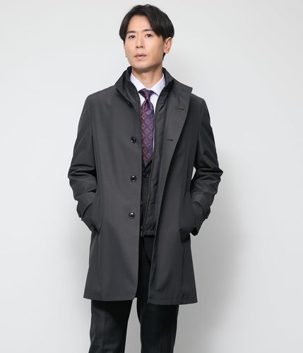 WOOLIAN PLAIN レイヤードスタンドカラーコート(11386307-2025