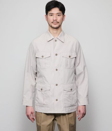 2025年 新品未使用品 アンタイトル リネン混サファリジャケット ベージュ セットアップ可能】リネン混サファリジャケット | アンタイトル