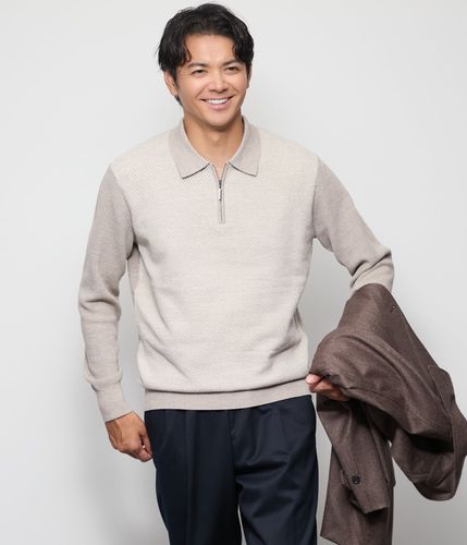 90321 PGA TOUR ハーフジップセーター　グレー　L 90321 PGA TOUR ハーフジップセーター グレー L 90321 PGA TOUR