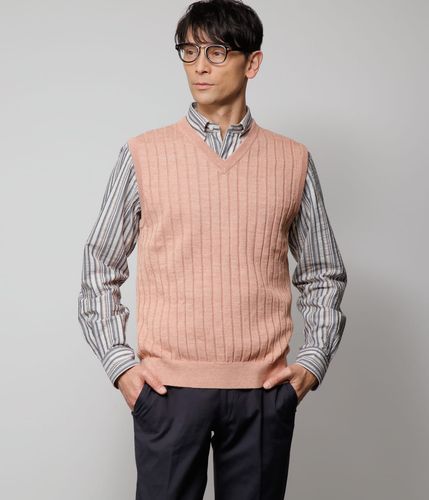 Vネック 前開きニットベスト(16573500-2024)｜ファッション通販のNY.ONLINE