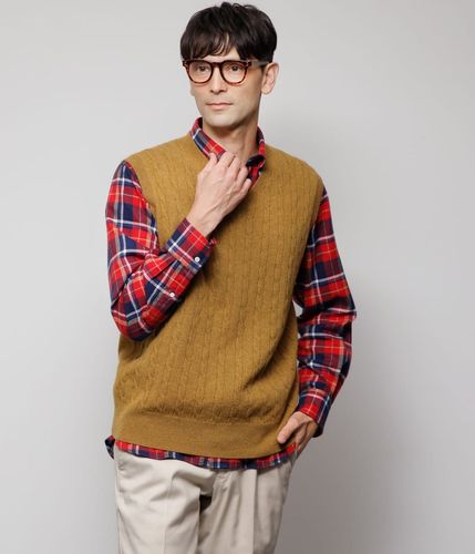 大人気Yohji Yamamoto Pour Homme　ニットベスト　カシミヤ Yohji Yamamoto pour homme(ヨウジヤマモトプールオム) 22SS