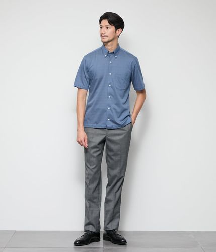 3色ドビージャカード 前開きボタンダウンポロシャツ(11635604-2025