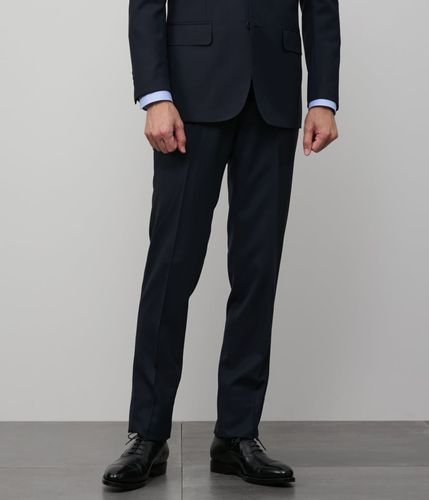 ウォッシャブル・防シワ】シャドーストライプ スラックス(16228238