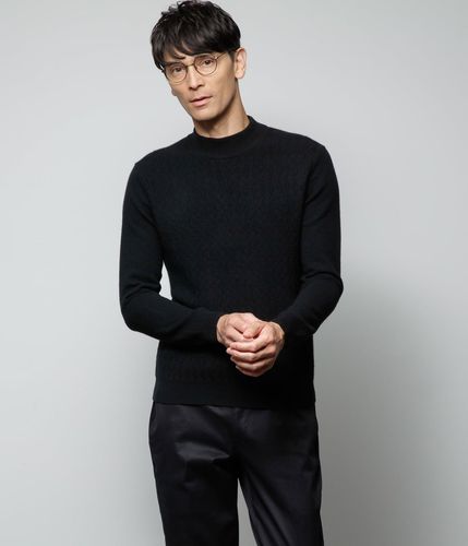 23ss BATONER コットンカシミヤ モックネック セーター Batoner / Cashmere Fox Unique Turtleneck | Dresswell（ドレス
