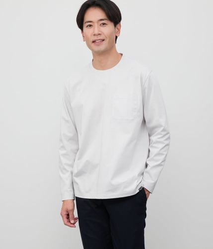 接触冷感】ニューヨーカータータン 長袖 クルーネックTシャツ(16605550