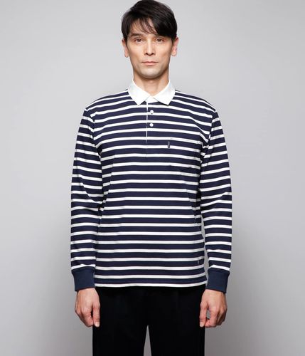 ラガーシャツ DERABE ボーダー ラガーシャツ(15622662-2024)｜ファッション