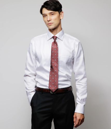 新品未使用!!Docus + Design ホワイト トレーナー XL NY CARE FREE・SUPIMA COTTON ドビー無地 長袖ワイドスプレッド