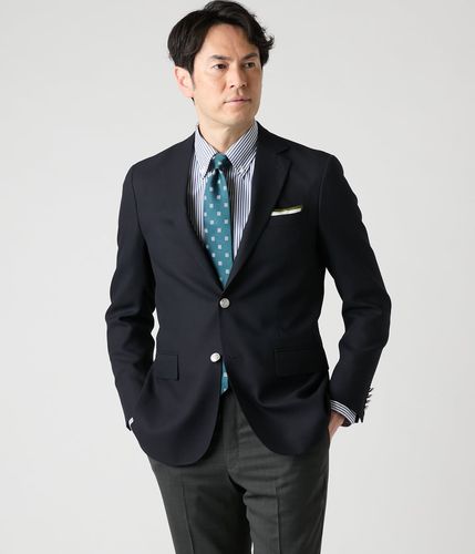 防シワ】TRAVEL COMFORT ウール ピンチェック ブレザー(16112103-2024