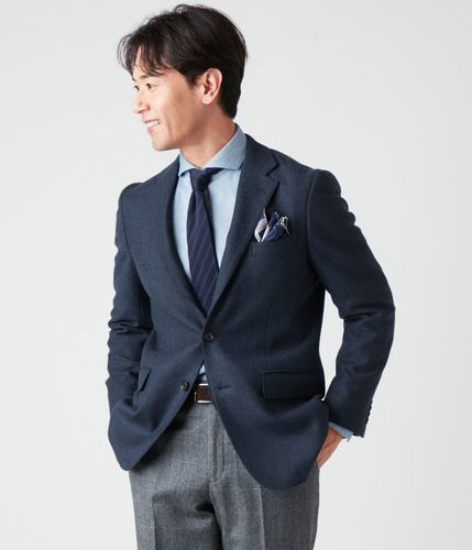 ツィードライク ヘリンボーン ジャケット(16196202-2025