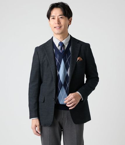 カシミヤ混 ヘリンボーン ジャケット(11193205-2024)|ファッション カシミヤ混 ヘリンボーン ジャケット(11193205-2024)|ファッション
