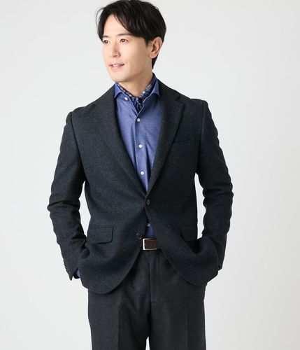 ラムウール ヘリンボーン ジャケット(16193184-2024)｜ファッション