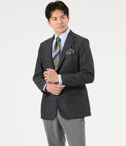 カシミヤ混 ヘリンボーン ジャケット(11193205-2024)｜ファッション