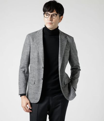 ミックス千鳥 ジャージー ジャケット(16193185-2024)｜ファッション