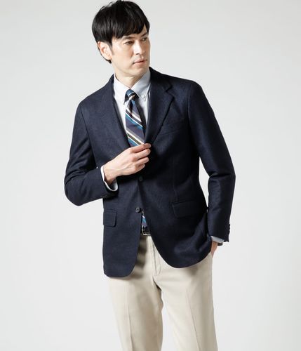 【タグ付き新品】NEWYORKER ムリネジャージー ジャケットストレッチ タグ付き新品】NEWYORKER ムリネジャージー ジャケットストレッチ