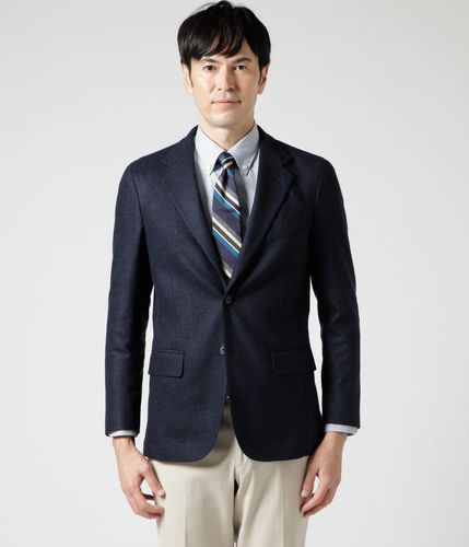 ジャケット・アウター EDO シャドー千鳥 ウールジャージー ジャケット(16199204-2023