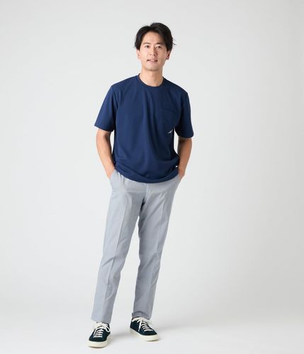 ウォッシャブル・吸水速乾】COOL COMFORT グレンチェックサッカー