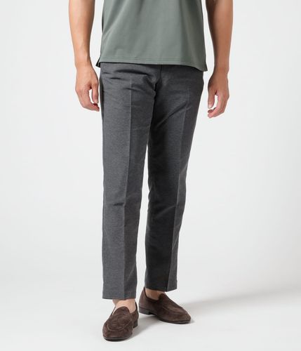 ストレッチ】ソフトサーモ ガンクラブチェック ウエストアジャスト