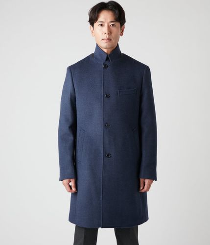 メランジウール ショートビーバー ロングコンバーチブルカラー