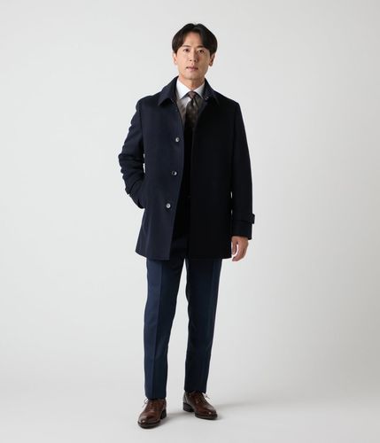 カシミヤ混 ショートビーバー シングルコート(16343302-2024