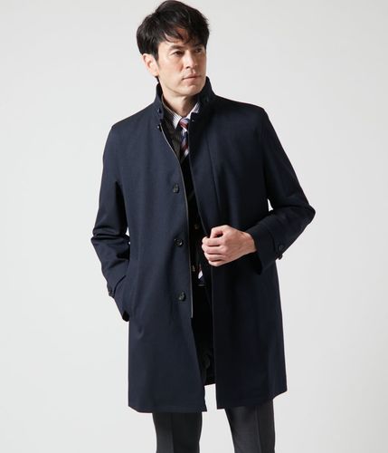 NEW YORKER ロングダッフルコート ブラック ウールメルトン ダッフルコート(16463809-2024)｜ファッション通販のNY