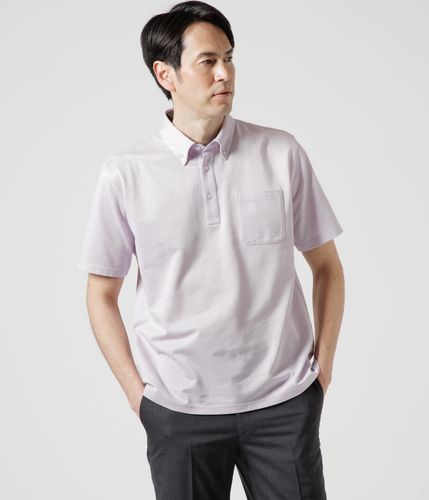 吸水速乾】COOL COMFORT サッカーストライプ ハーフジップ スタンド