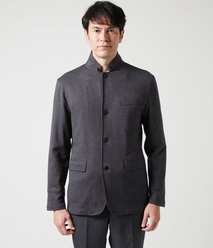 ダブルフェイス ジャカード コンバーチブル カットソーアウター