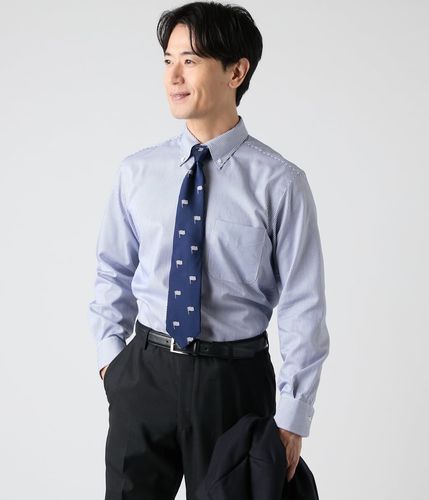 EASY CARE オルタネイトストライプ 長袖ボタンダウンシャツ(16703408