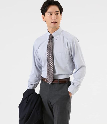 NY CARE FREE オックス 長袖ボタンダウンシャツ(16708320-2026