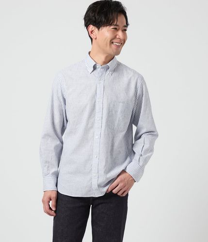 極美品　マッキントッシュロンドン　XL　シャツ　マルチストライプ　刺繍 極美品 マッキントッシュロンドン XL シャツ マルチストライプ