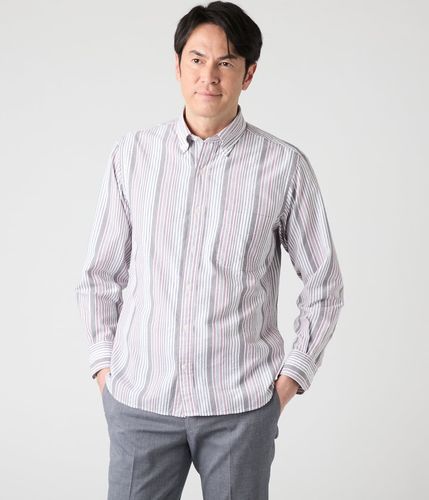 everyone ストライプ長袖カットソー 即購入OK】ストライプ 長袖カットソー Yd刺繍Sサイズ - メルカリ