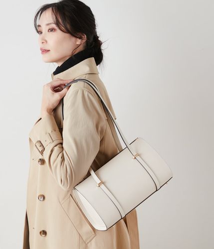WEB限定】MILOS(ミロス) シュリンクレザーノットデザイントートバッグ