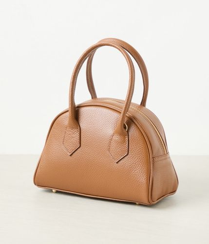 milok レザーバック WEB限定】MILOS(ミロス) シュリンクレザーノットデザイントートバッグ