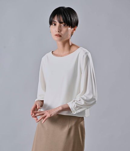 接触冷感・UVカット】強撚スムース レイヤードカットソープル